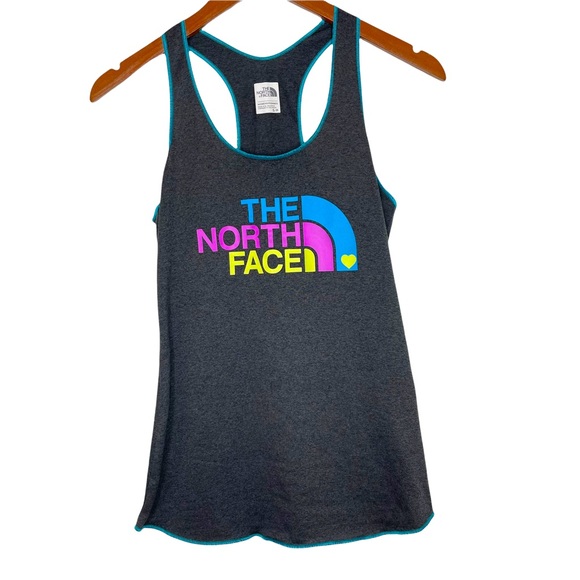The North Face Tops - The North Face Athletic Racerback Gray Tank Top Size Small